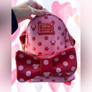 Minnie Mouse polkadot Loungefly